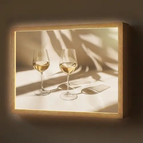Wijn - Wijnglazen - Wit Light Box met batterij (Wandlamp) middel -z3d_website