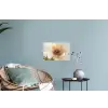 Bloem - Minimalistisch - Groen Muursticker klein -plant