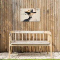 Vrouw - Hoed - Verf Tuinposter op houten frame 2 cm dik klein -sfeer4