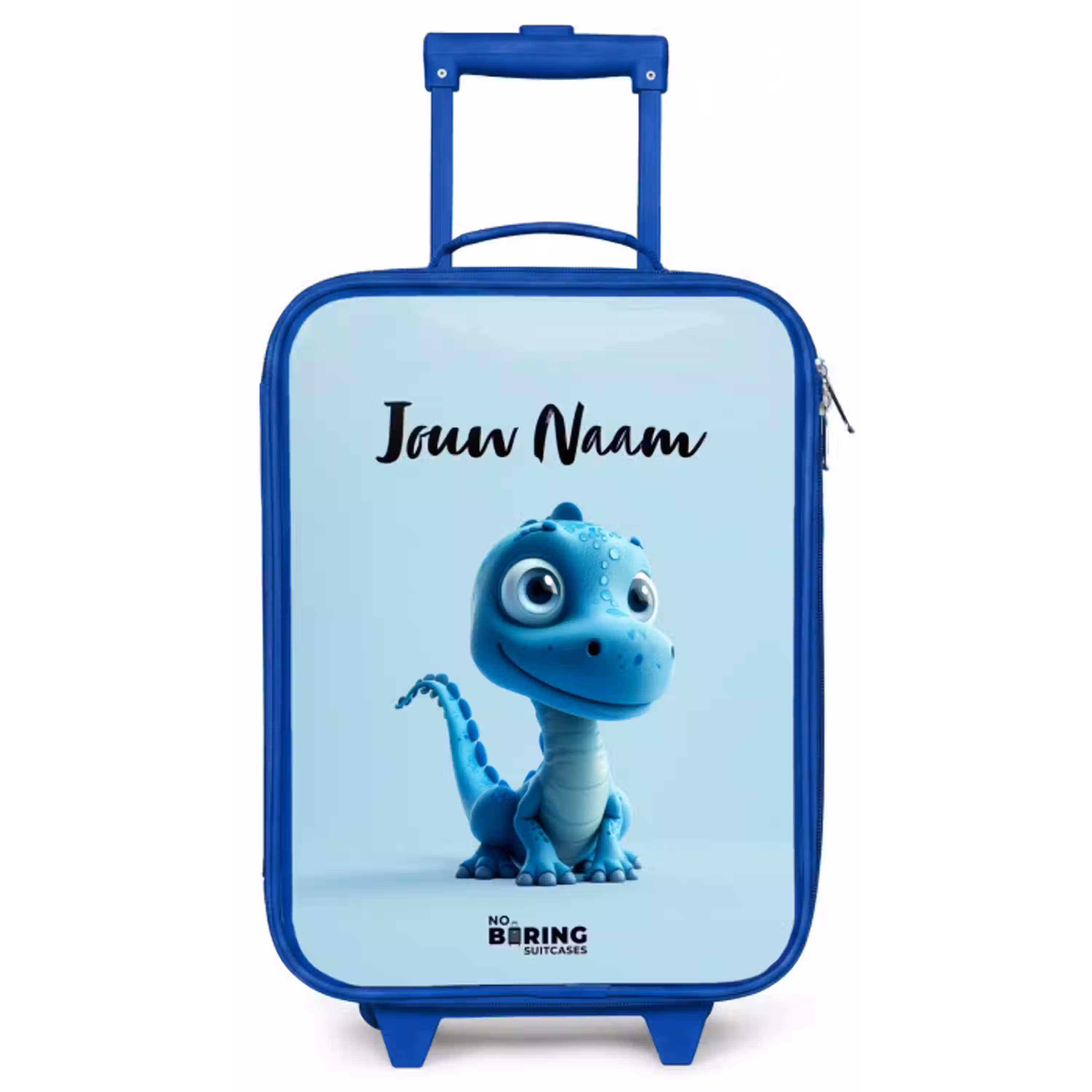 Blije Bronto Kinderkoffer - Blauw klein -zz3dotto