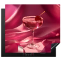 Cocktail - Pink - Luxe Inductie beschermer vinyl 3mm middel -3d