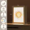 Zon - Watercolor - Geel Light Box met kabel klein -USP_NL