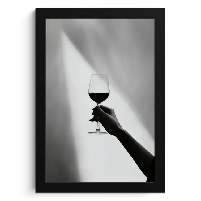 Lichtinval - Wijn - Rood - Glas KitchenYeah - Keuken - Fotolijst klein -3d