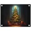 Kerstboom - Cadeau - Kerst - Winter tuinposter los doek klein -3d