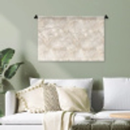 Lichtbeige - Goudbruine Nerven - Marmer Wandkleed katoen klein 269 -sfeer7