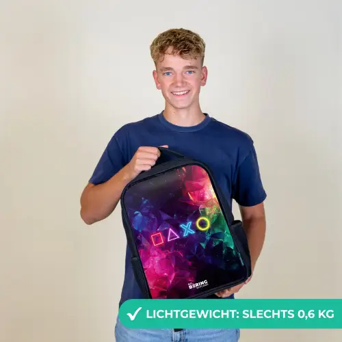 Controller - Symbolen - Neon Rugzak - Zwart middel -sfeer7_NL