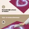 I liked it so it's mine - Neon hart - Roze Inductie beschemer met haakjes klein -ky-schoon-nl