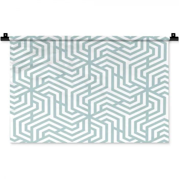 Patronen - Abstract - Driehoek - Geometrie Wandkleed katoen klein 269 -zz3d