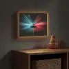 Sportwagen - Rood - Blauw - Snelheid Light Box met batterij (Wandlamp kind) middel -sfeer5_kind