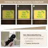 Mij niet bellen - Telefoon - Geel Light Box met batterij (Wandlamp) middel -USP_dimbaarNL