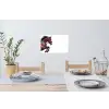 Paard - Springen - Modern Muursticker klein -eettafel