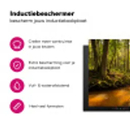 Bos - Beek - Zonlicht - Natuur - Groen Inductie beschermer vinyl 3mm klein -wsfeer2_website
