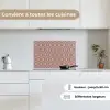 Strak - Patroon - Roze - Donkerblauw keuken achterwand spatscherm klein 900 -sfeer4_FR