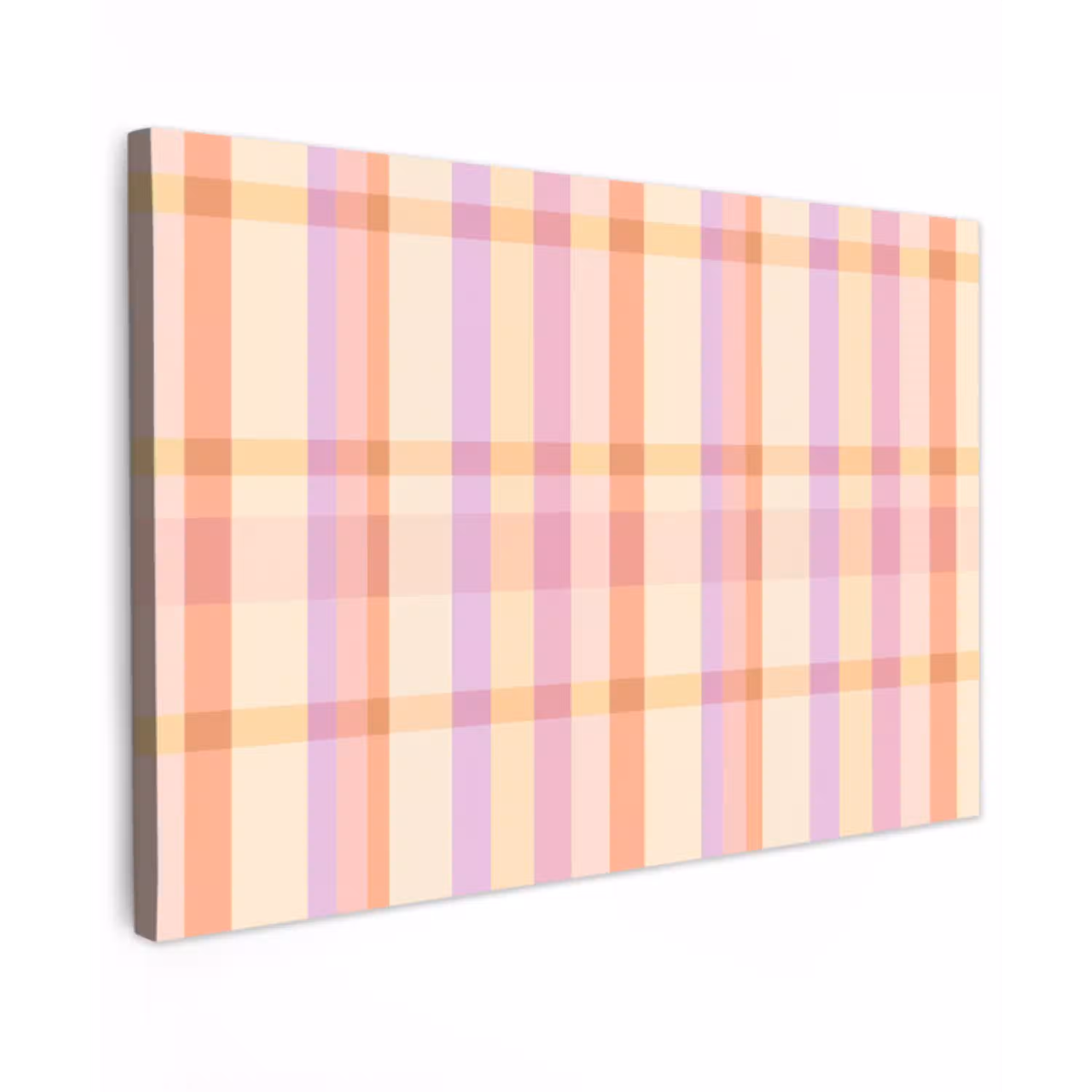 Pastel - uitpatroon - Geometrisch canvas 2cm klein 34 -z3d