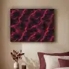 Rood - Onweer - Bliksem - Wolken Textielframe - compleet frame klein 947 -sfeer1