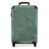 Groene marmerlook NBS - Handbagage koffer - Volwassenen Unisex middel -productfoto_recht