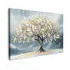Boom - Winter - Levensboom - Modern - Goud canvas 2cm klein -z3d