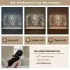 Kerstfeest - Dennenbos - Rood Light Box met batterij (Wandlamp) middel -USP_lichtkleurNL