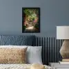 Doorkijk - Tropisch - Bloemen - Natuur fotolijst zwart zonder passe partout klein -sfeer3