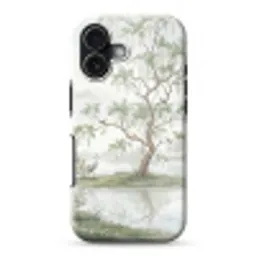 Reiger - Landschap - Groen Toughcase MagSafe Apple iPhone 17 klein -3d