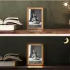 Konijn - Bunny - Zonnebril - Tafelkleed - Pasta - Schattig Light Box met kabel (Tafellamp) klein -sfeer3