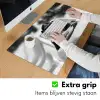 Aap - Spaghetti - Zonnebril - Zwart wit - Cool - Dier Muismat XXL klein -sfeer3
