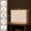 Geometrisch - Patroon - Beige Light Box met batterij (Wandlamp) middel 907 -USP_websiteoverzichtNL