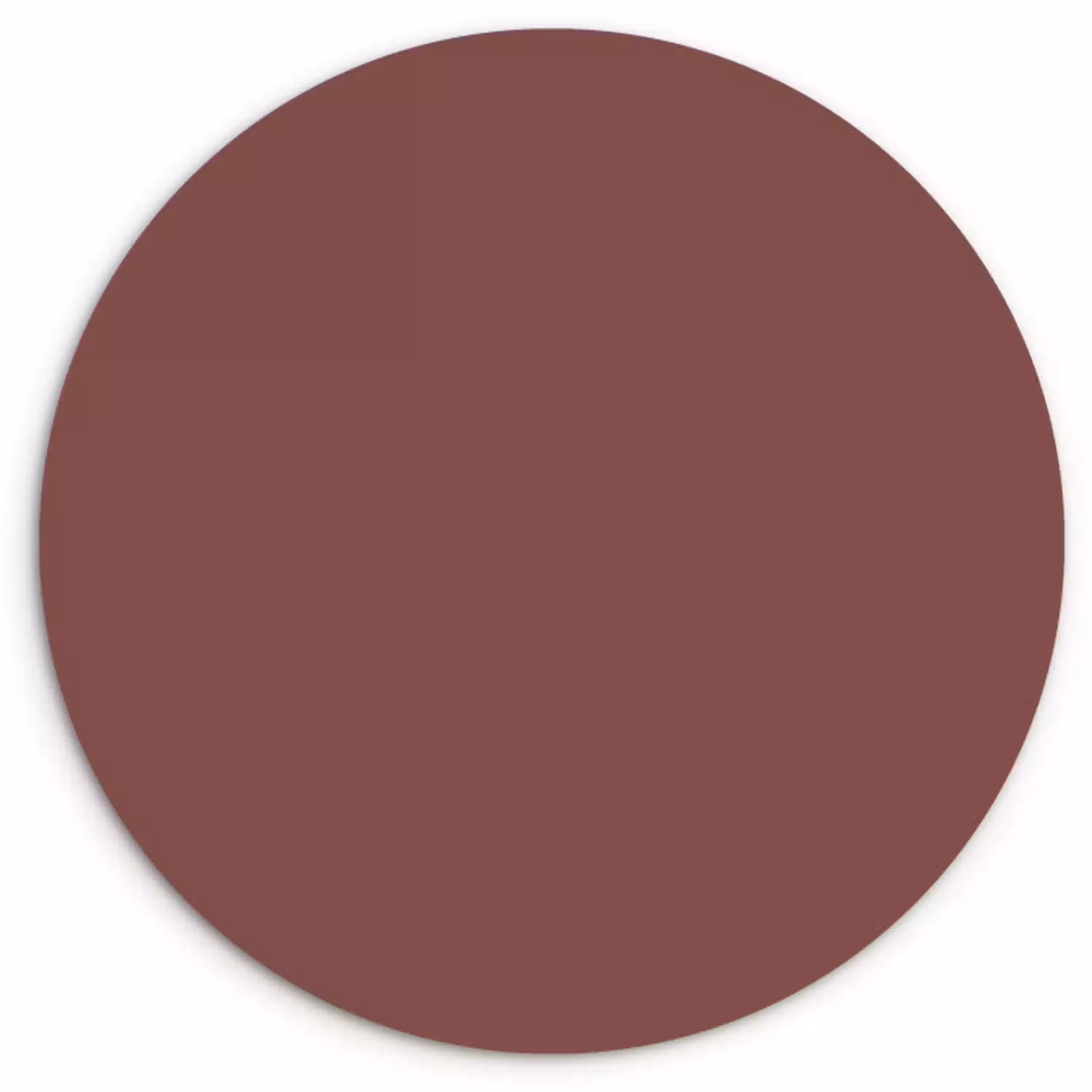 Muted - Raisin - Rood Wandcirkel kunststof plaat 5mm dik klein 188 -3d