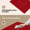 big heart small titties - Hart - Rood Inductie beschemer met haakjes klein -ky-schoon-nl