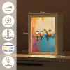 Vogels - Kleurrijk - Tak - Abstract Light Box met kabel (Tafellamp) klein -USP_NL