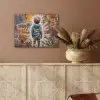 Graffiti - Jongen - Kleuren - Kunst - Street Art PET vilt klein -sfeer4