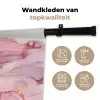 Goud - Marmer - Roze Wandkleed katoen klein -sfeer2