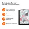 Bladeren - Jungle - Pastel - Tropisch Inductie beschermer vinyl 3mm klein -zzzzzzz-td-ups