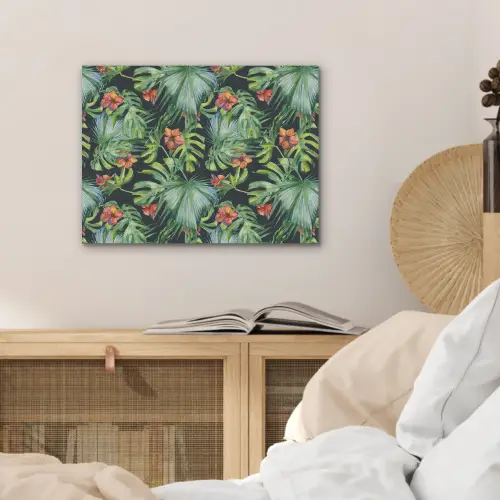 Monstera - Jungle - Bladeren PET vilt klein -sfeer3