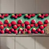 Aardbeien - Rood - Groen - Kroontjes keuken achterwand 2 middel 871 zz_3dshopping