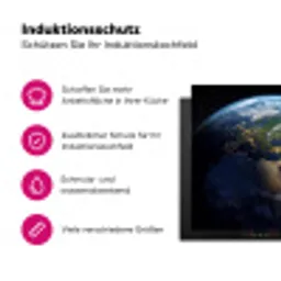 Aarde - Ruimte - Blauw - Groen Inductie beschermer vinyl 3mm klein -zzzzzzz-lf-ups