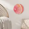 Grapefruit - Roze - Levendig Akoestische PET Vilt - Rond klein -sfeer4