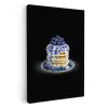 Pannenkoeken - Blauwe Bessen - Bord KitchenYeah - Keuken - Canvas klein -3d