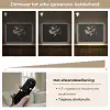 Zwarte - Hoed - Vrouw Light Box met batterij (Wandlamp) middel -USP_dimbaarNL
