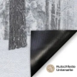 Bos - Sneeuw - Pad - Winter - Stilte Deurmat klein -antislip_DE