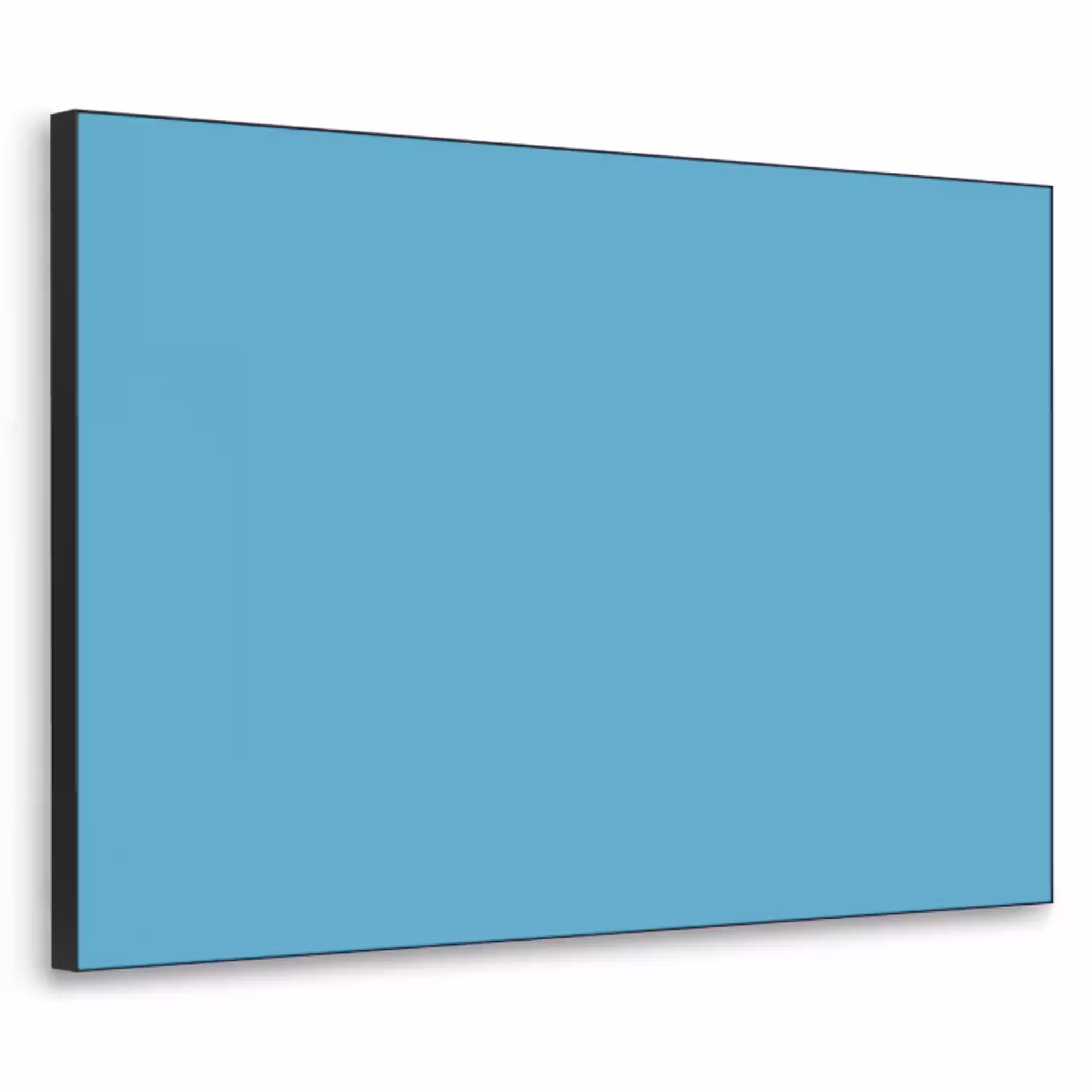 Ocean - Teal - Blauw Textielframe zwart klein 947 -3d