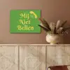 Mij niet bellen - Telefoon - Groen PET vilt klein -sfeer4