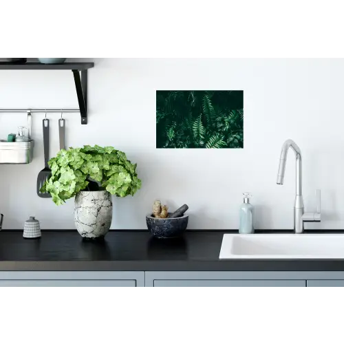 Bladeren - Jungle - Natuur - Tropisch - Planten Muursticker klein -keuken