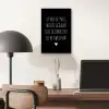 Spreuken - Ik heb het nog nooit gedaan dus - Quotes aluminium wit klein -sfeer5