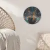 Hert - Kerst - Winter - Sneeuw - Kerstkrans Akoestische PET Vilt - Rond klein -sfeer4