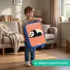 Panda - Slapen - Oranje Kinderkoffer - Blauw klein -sfeer2_NL