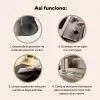 Bloem - Wit - Neutraal Inductie beschermer vinyl 3mm middel -zzsfeer9_SP