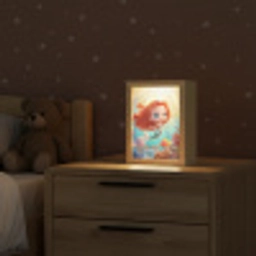 Zeemeermin - Water - Vissen - Rood Light Box met kabel klein -sfeer1_kind