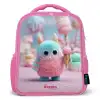 Zoet Monstersnoep Avontuur Kinderrugzak - Roze middel -3d