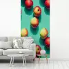 Appels - Water - Turquoise fotobehang vinyl groot 64 -woonkamer